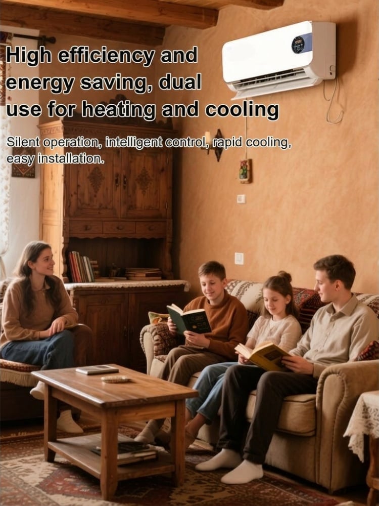 Wall-mounted air conditioner for domestic use