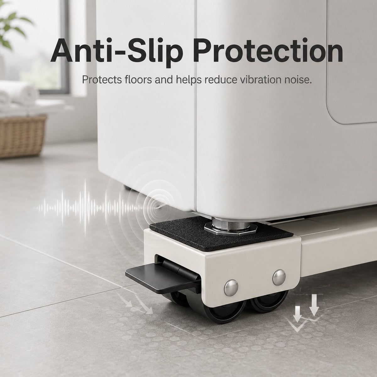 🔥LAST DAY SALE 50% OFF-🔧Adjustable Movable Appliance Roller Base(2 Pack Set)