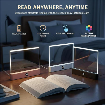 ✨ Smart Wireless Book Light with Timer & Ultra-Thin Design