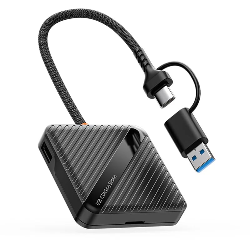 ADS-319 Portable Multifunctional Card Reader Storage Case USB-C / USB 3.0 5Gbps High Speed Data Transfer Adapter for SD TF Cards ⚡✨