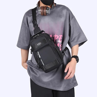 🎒 Tactical Everyday Crossbody Sling Bag | Multi-Compartment EDC Chest Pack ⚡