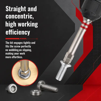 6-Piece High-Strength Magnetic Drill Bits (65mm/100mm)
