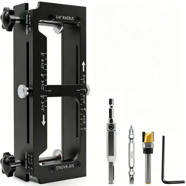 🚪 Door Hinge Cut Out Tool for Door & Cabinet Hinges