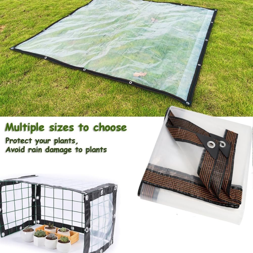 ⏰Limited Stock 49% OFF🌞💦🌊 Transparent Outdoor Protection System—Outdoor Cover with Metal Grommets💧