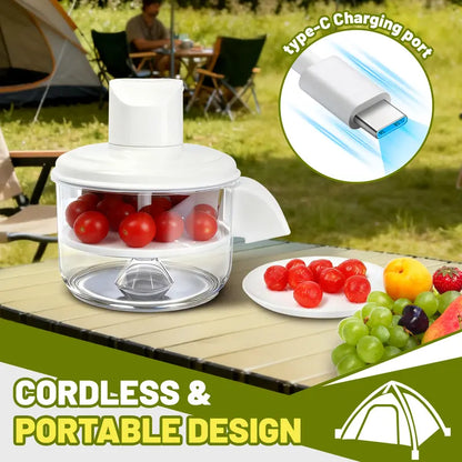 🍇 20-Sec Automatic Electric Grape Peeler ⚡ Cordless Fruit & Veggie Peeler