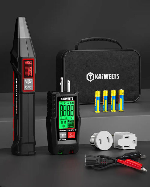 KAIWEETS AC Circuit Breaker Finder Tool with Alert LCD Display
