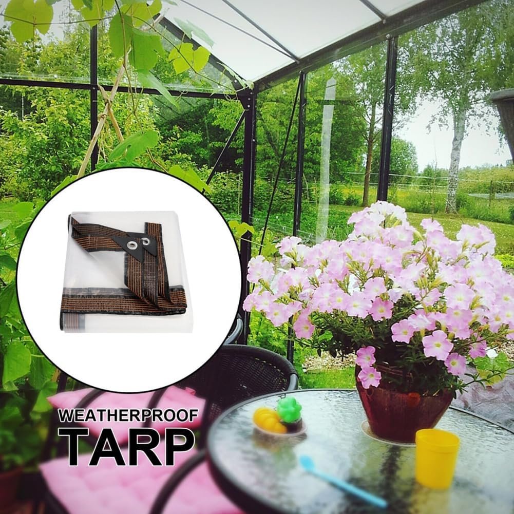 ⏰Limited Stock 49% OFF🌞💦🌊 Transparent Outdoor Protection System—Outdoor Cover with Metal Grommets💧