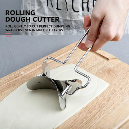 🥟 Stainless Steel Dumpling Maker & Dough Press – Easy Dumpling, Ravioli & Empanada Mold ✨