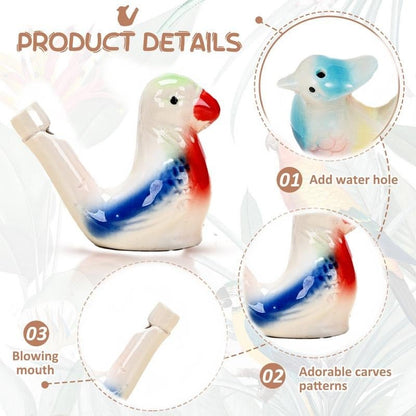 🔥Hot Sale🐦 Ceramic Water Bird Whistles – 6-Piece Set 🐦