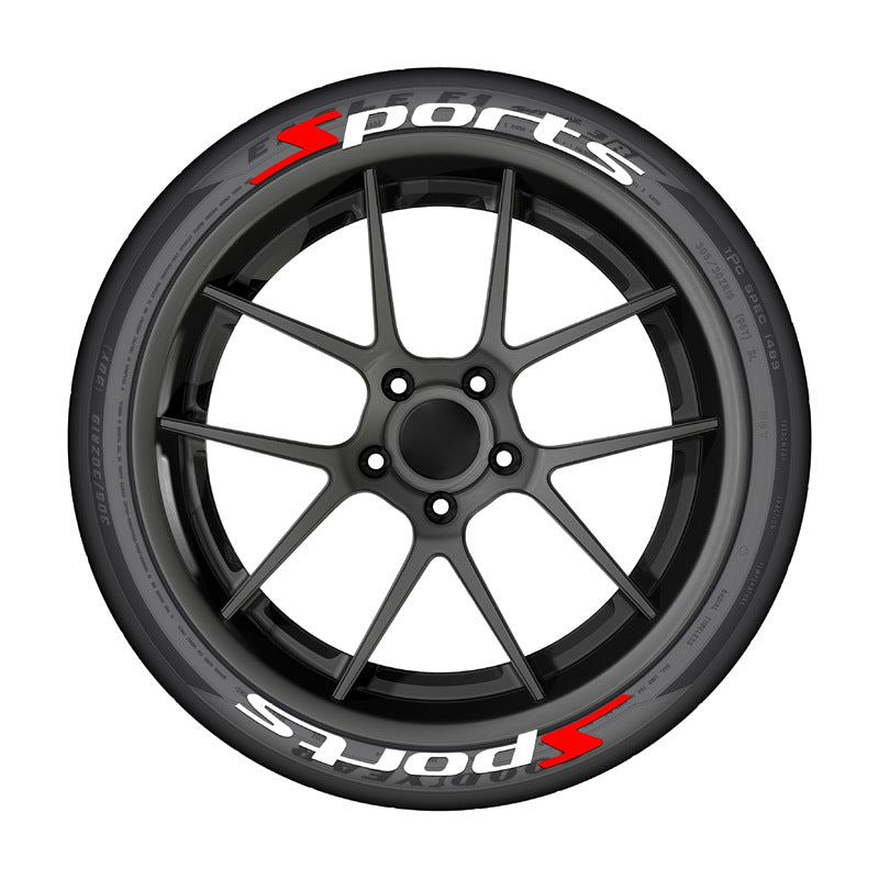 4Pcs 3D Car Tire Stickers – Waterproof Universal Wheel Decals | Motorcycle Auto Exterior Accessories