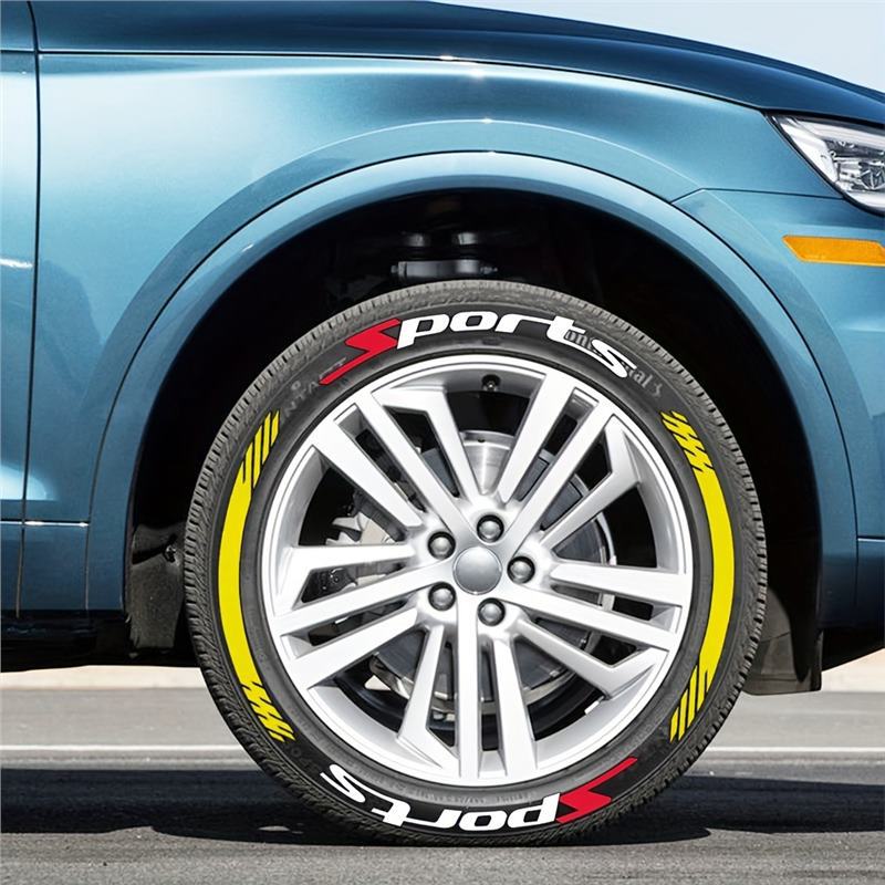 4Pcs 3D Car Tire Stickers – Waterproof Universal Wheel Decals | Motorcycle Auto Exterior Accessories