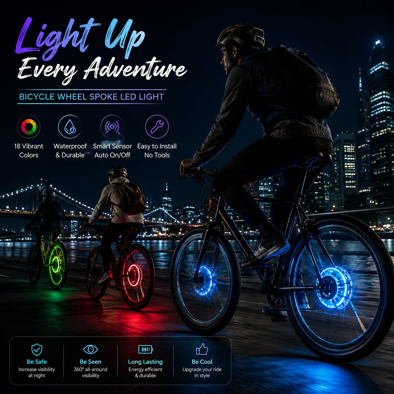 Bicycle Wheel Spoke LED Light