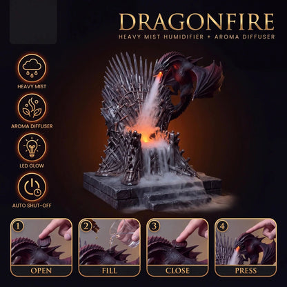 🐲Dracarys  – Light-Up Dragon Mist Humidifier