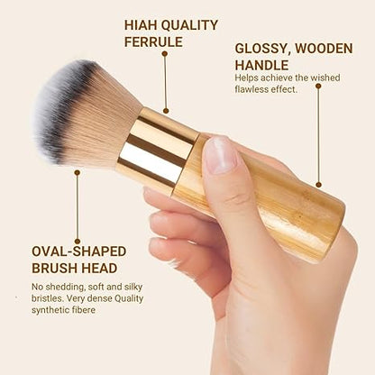 🔥Last Day Discount 49% Off --The Tarte BufferTM Brush - Fluffy, Dome Foundation Brush🖌️