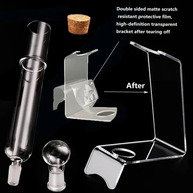 💧 Portable Hydration Storage Tube Set with Acrylic Base ⚡ Multi-Aroma & Spirit Infusion Travel Case