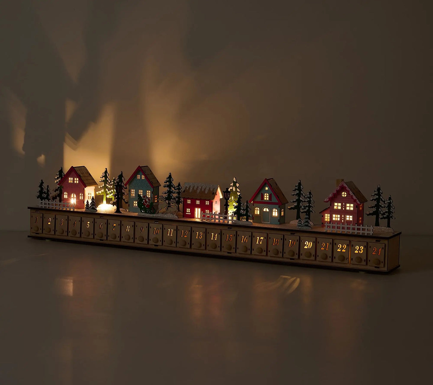 🎄 Light-Up Christmas Village Advent Calendar