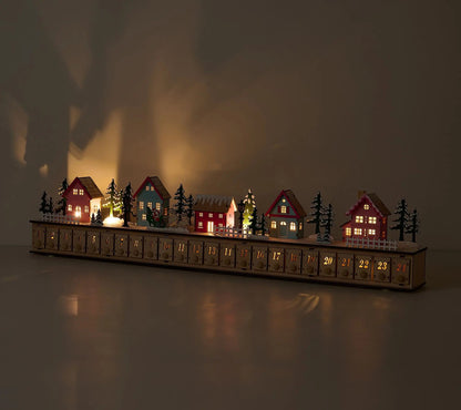 🎄 Light-Up Christmas Village Advent Calendar