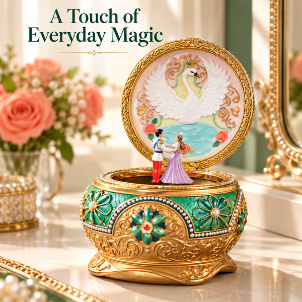 Swan lake music box for romantic gifting
