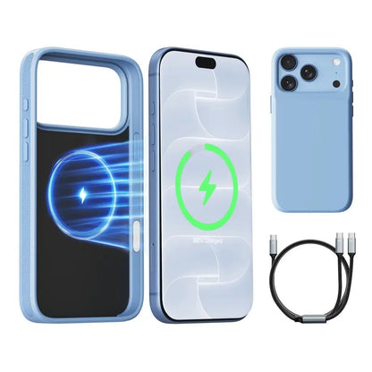 🔋 PinkBird Power Case for iPhone  – Slim Protective Battery Case & Dual Charging Power Bank Kit, Type-C Fast Charge, Lightweight Lightweight & Perfect Couple Gift