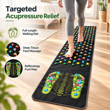 🦶 Foot Massager Mat – Experience That 'Hurts So Good' Deep Relief at Home!