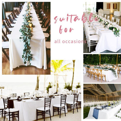 🤍 Premium Polyester Rectangle Tablecloth