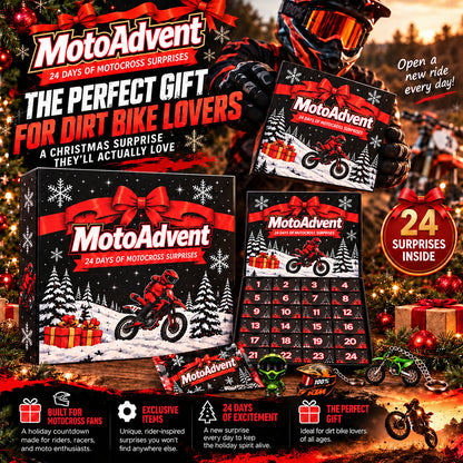 (🎁Last Day 49% OFF)🏍️Motocross Advent Calendar | 24 Days of Rider Themed Gifts