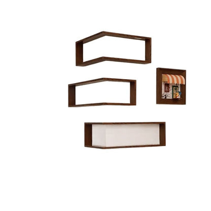 Floating Design Corner Wall Shelf Set📚