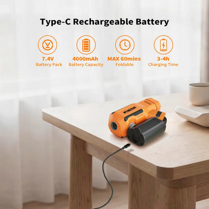 💦 WYNSTANE Portable Foldable Cordless Pressure Washer 🚗✨