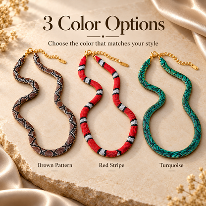 ✨ Handwoven Beaded Statement Necklace – Adjustable Boho-Inspired Jewelry for Everyday Style 🤎