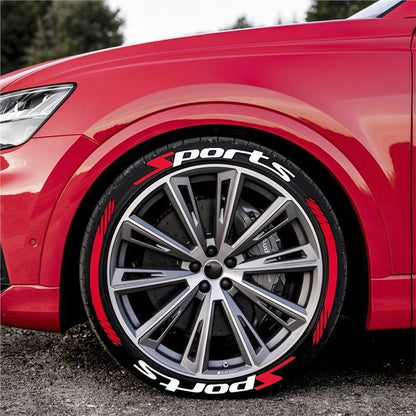 4Pcs 3D Car Tire Stickers – Waterproof Universal Wheel Decals | Motorcycle Auto Exterior Accessories