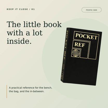 Pocket Ref 4th Edition | 864-Page Portable Reference Book