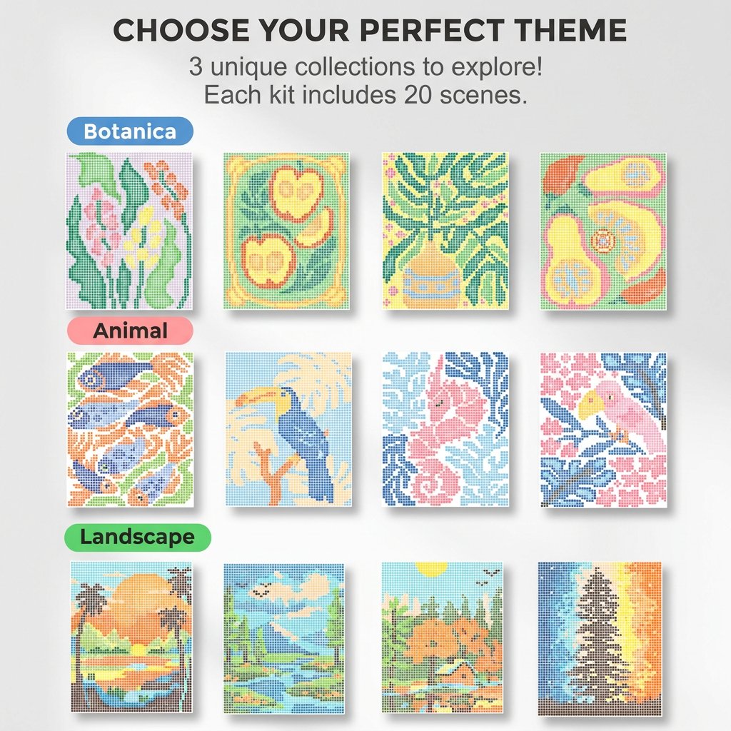 🎨📖Dot-By-Letter Mindful Coloring Kit - 🧠✨Stress Relief Dot Marker Art Set with 20 Hidden Scene(📦Buy 2 Free Shipping)