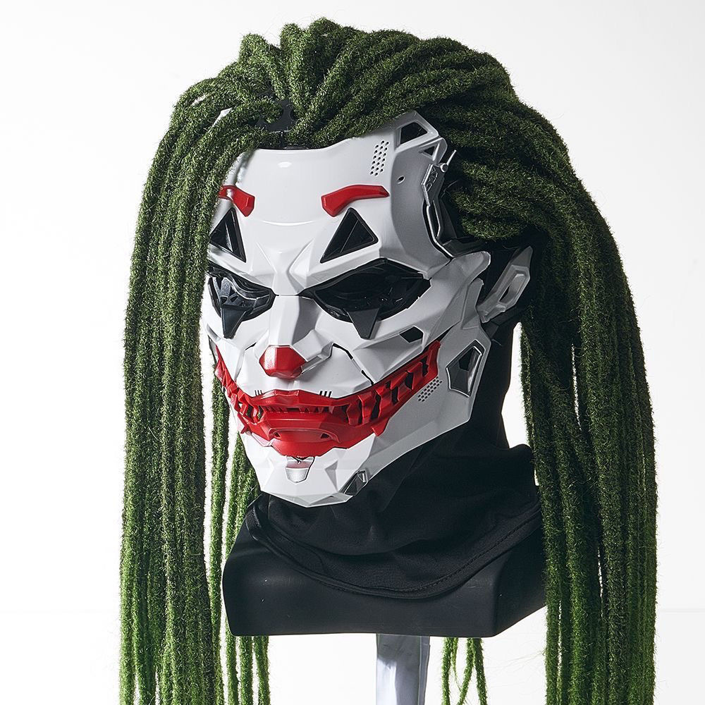🔥Hot Sale 49% OFF🔥Cyberpunk Joker Mask without Dreadlocks - The Ultimate Cosplay  Statement Piece