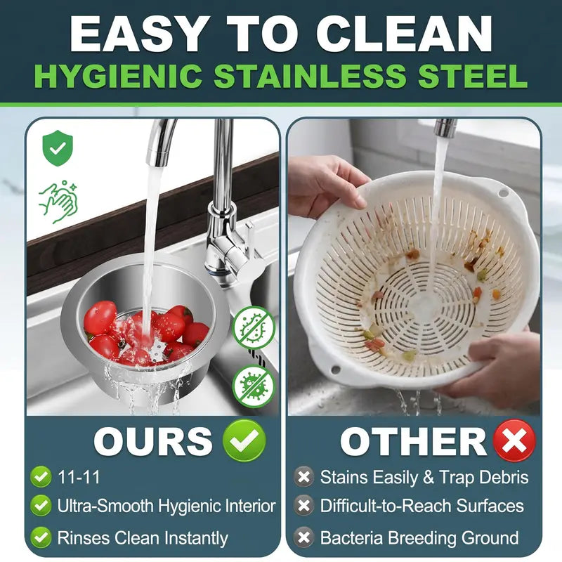 🦢 Stainless Steel Swan Sink Strainer