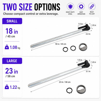 🔧 Ratchet Cargo Winch Tensioner Wrench | Heavy-Duty Truck Strap Tool