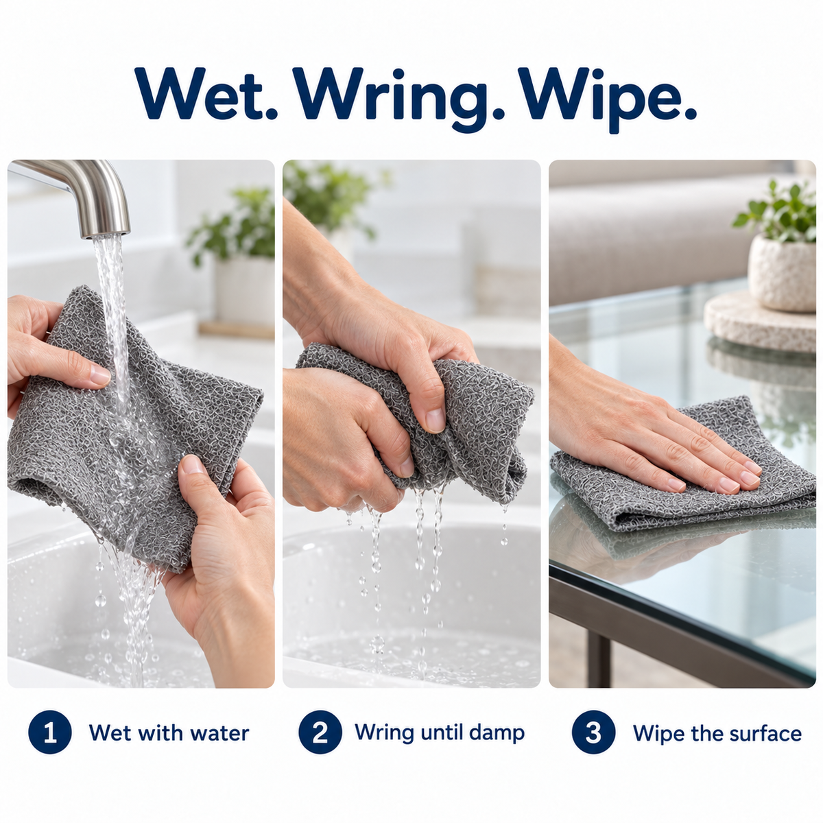 🧻 Reusable Cleaning Cloth ✨ Clean Surfaces, Clear Views