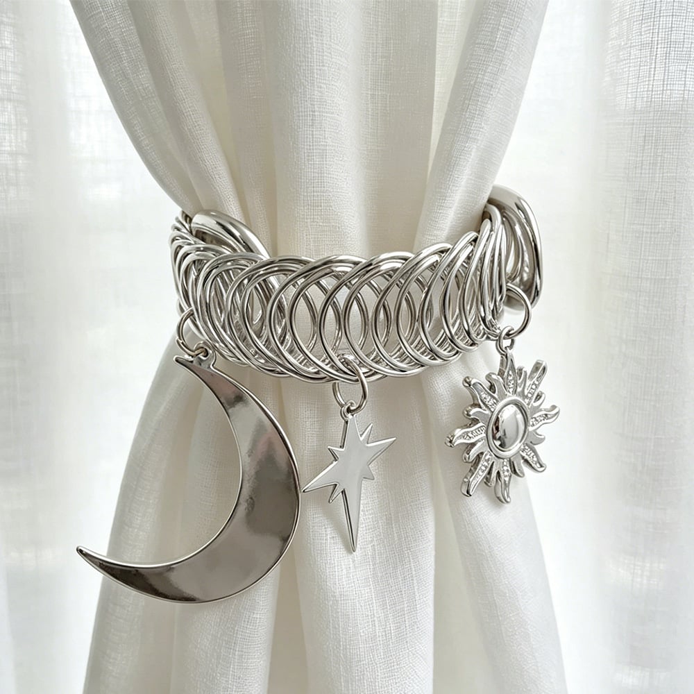 ✨40% OFF🌙Vintage Celestial Star & Moon Curtain Tiebacks