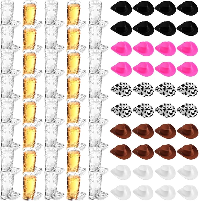 🤠Mini Hat & Boot Shot Glasses Set🎉