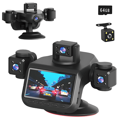 5-Camera 1080P Dash Cam | 360° Full Coverage Recording