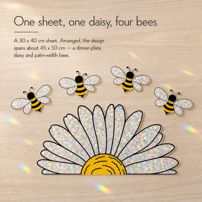 ☀️Bee Prism Effect Window Sticker