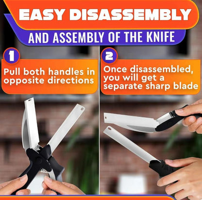 🔪 2-in-1 Detachable Kitchen Food Scissors