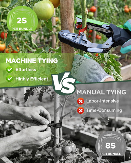 WORKPRO Plant Tying Machine | Garden Vine Binding Tool
