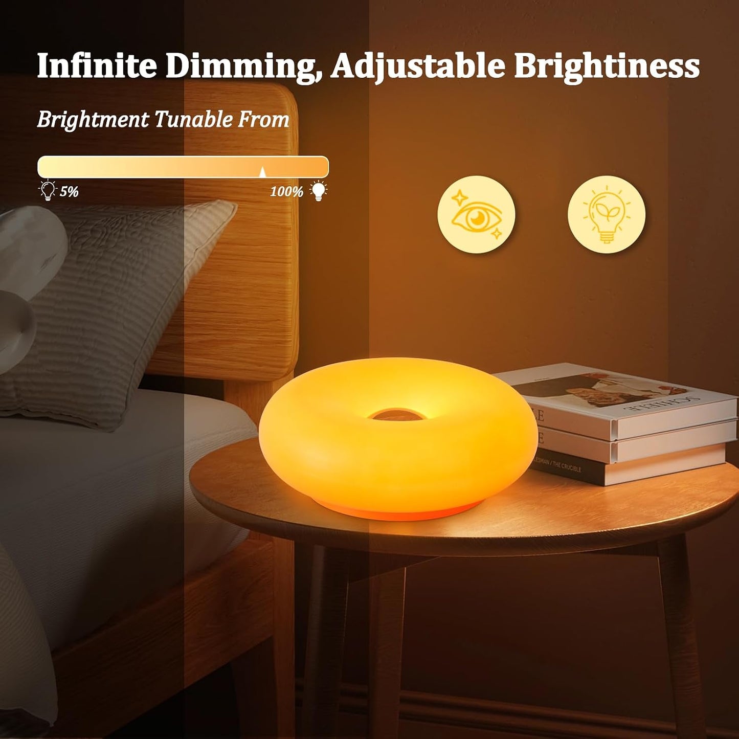 💡 Touch, Dim, Glow: The Eye-Friendly Ambient Lamp 👁️✨