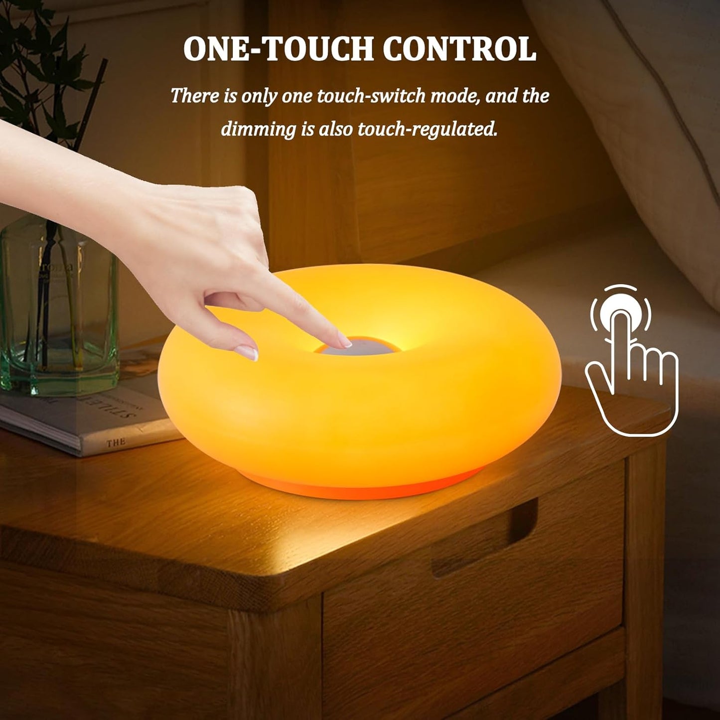 💡 Touch, Dim, Glow: The Eye-Friendly Ambient Lamp 👁️✨