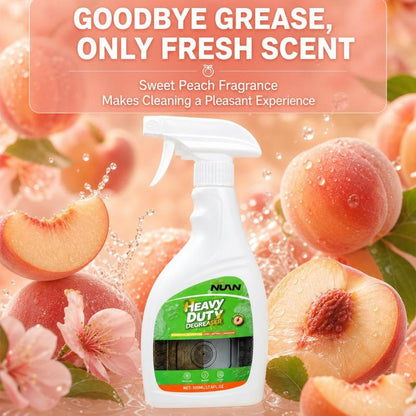 🍑 Peach Foam Blast! 1-Min Heavy Duty Kitchen Degreaser ✨