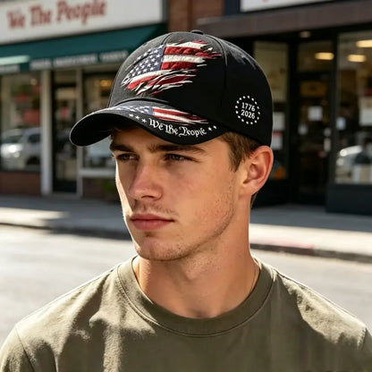 2pcs 250th Anniversary Print Baseball Cap