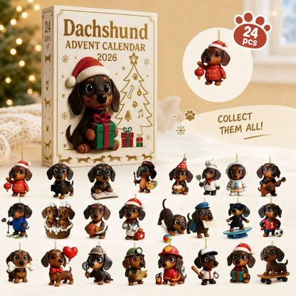 24-Day Dachshund Ornament Advent Calendar (2026 Edition)