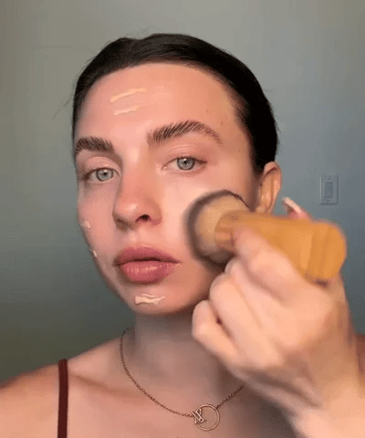 🔥Last Day Discount 49% Off --The Tarte BufferTM Brush - Fluffy, Dome Foundation Brush🖌️