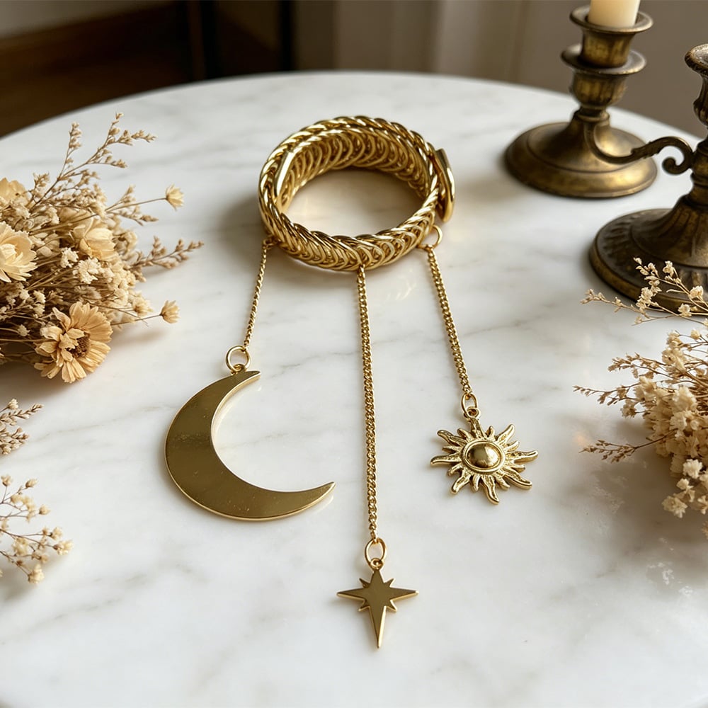 ✨40% OFF🌙Vintage Celestial Star & Moon Curtain Tiebacks