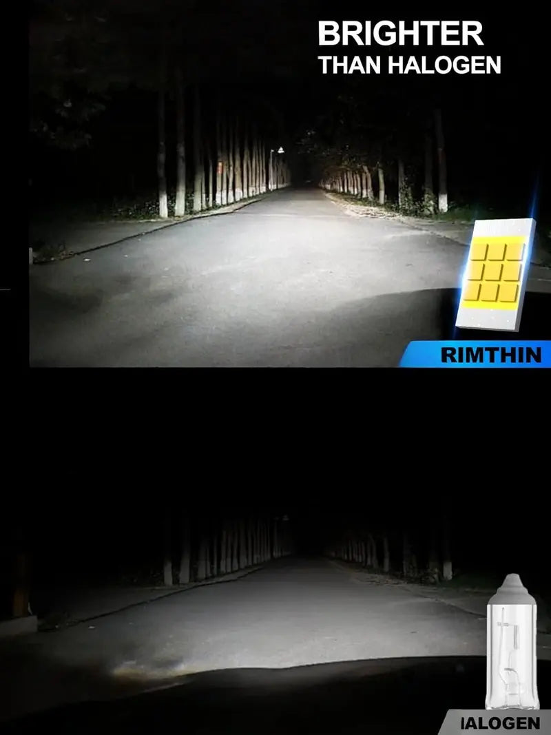 Tri-colour Strobe Lights, 4 modes, 6000K/4300K/3000K, If you purchased the wrong headlight model, with cooling fan.